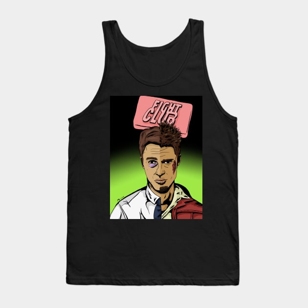 Fight Club Tank Top by Black Snow Comics